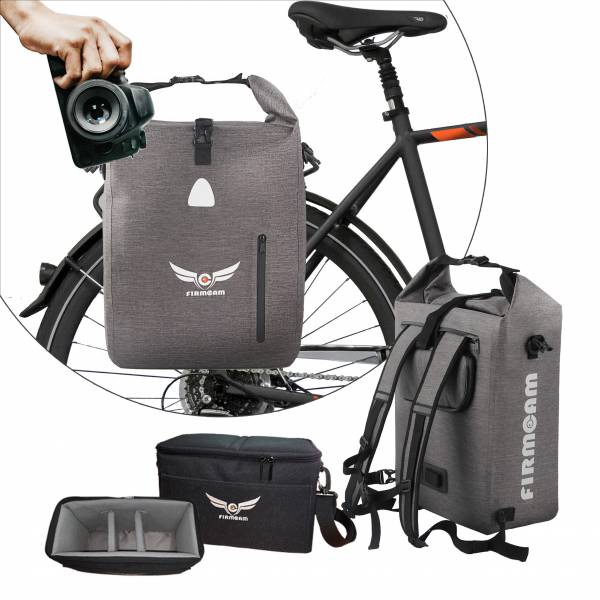 TrekView - Hinterrad-Pannier, Fototasche und Rucksack in einem
